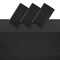 3 Pack Black Plastic Tablecloth for Birthday Party Supplies, Graduation, Halloween Table Cover (54 x 108 In)